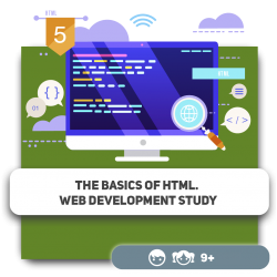 The basics of HTML. Web development study - Programming for children in Dubai